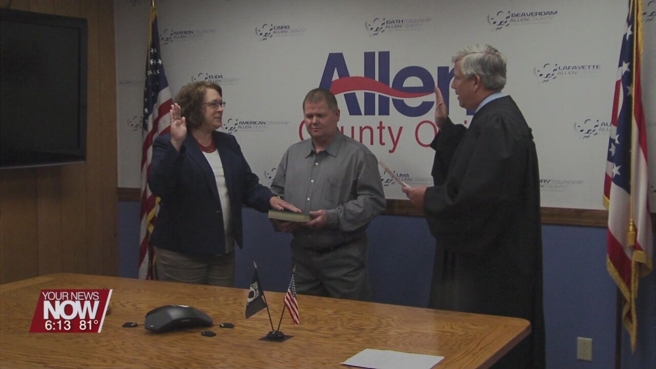 Seibert sworn in as Allen County Commissioner